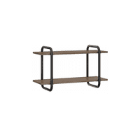 Genérico - Repisa Connect Legno Negro Mate