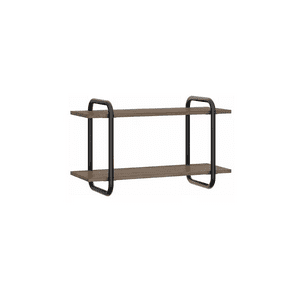 Genérico - Repisa Connect Legno Negro Mate