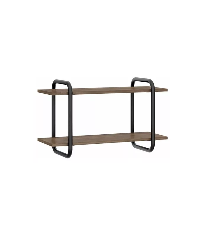 Genérico - Repisa Connect Legno Negro Mate