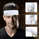 thumbnail image 3 of Cinta para la cabeza que absorbe el sudor, diadema con lazo, banda para el pelo para hombres, mujeres, niños y niñas, banda para el sudor ninja atlética, bandana pirata para tenis y entrenamiento., 3 of 5