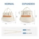 thumbnail image 5 of Tourit Lonchera Térmica Double Deck 23 latas 13L Expandible Beige, 5 of 6