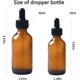 thumbnail image 2 of Botella de aceite esencial Easeen Amber Glass Gotero de 30 ml (paquete de 24), 2 of 7