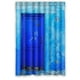 thumbnail image 1 of Cortina de ducha azul para baño con ganchos, tamaño 48 x 72 pulgadas, 1 of 3