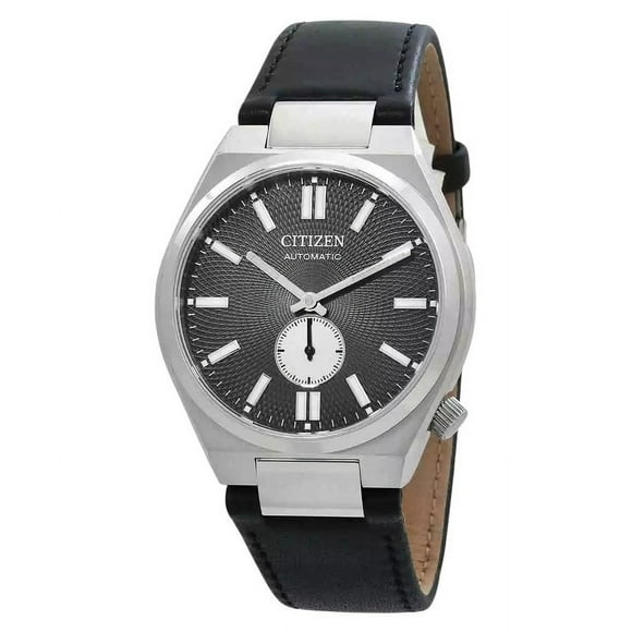 Reloj Digital Citizen Tsuyosa Small Second Cuero Gris Hombre