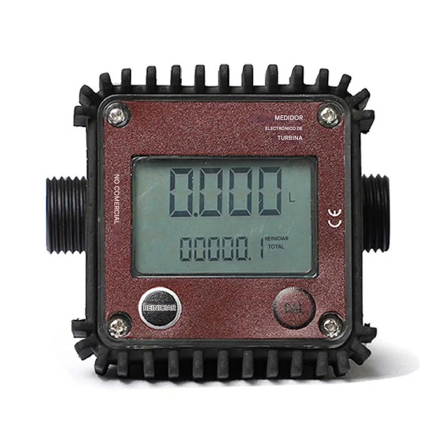 Genérico - Medidor Flujo Digital Turbina Agua Diesel Gasolina G1/2
