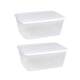 thumbnail image 5 of Contenedor De Almacenamiento Para Nevera, Contenedor De Ensalada De Lechuga Para Despensa, Cocina, 3000ml, 2 Piezas, 5 of 5