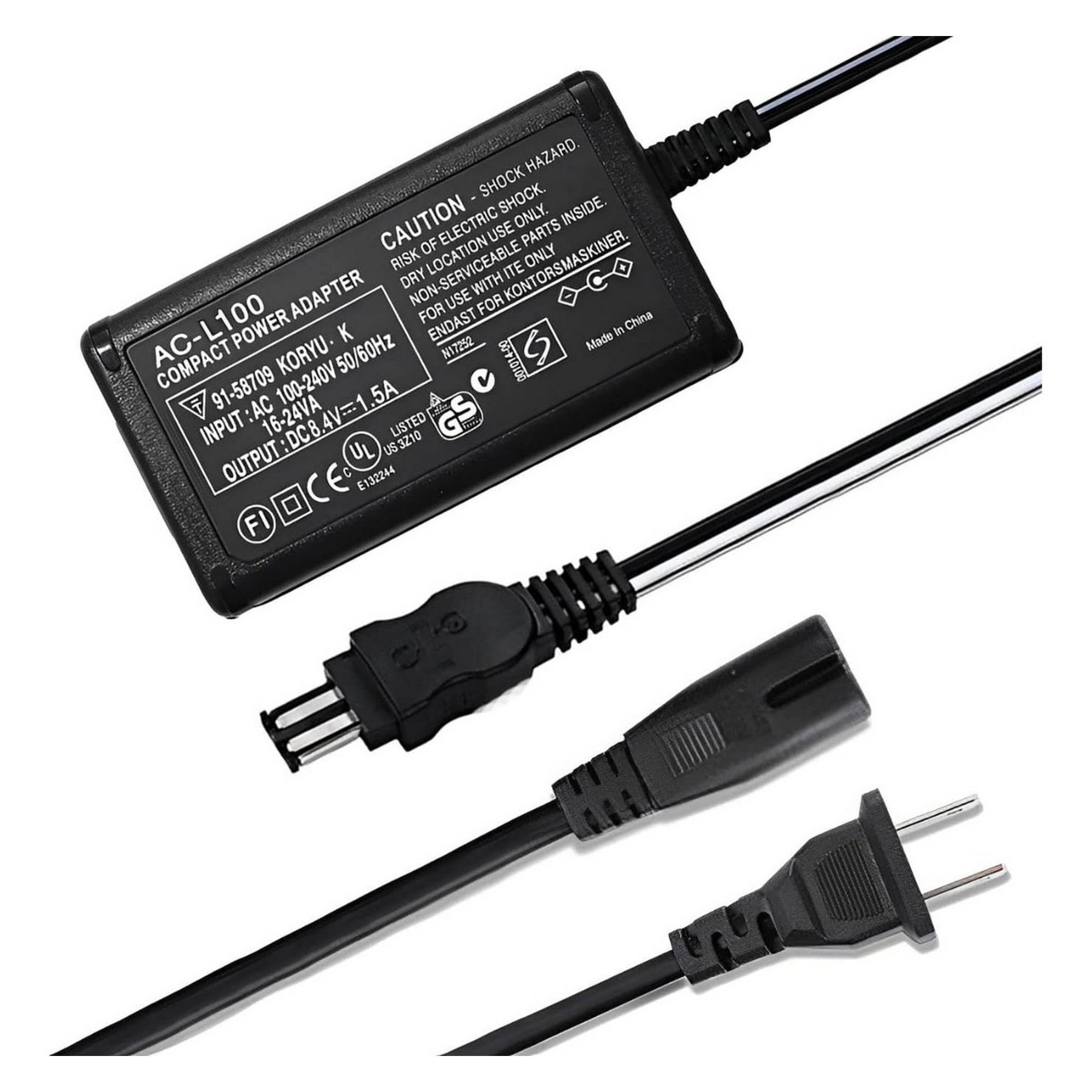 vhbw 1x alimentatore compatibile con Sony Handycam DCR-TRV19E