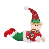 Magideal - Muñeca Navideña Decoración Navideña Arte De Exhibición Decoración Navideña Adorno De Escritorio Navideño Para Días Festivos Festivales De Oficina Estilo E