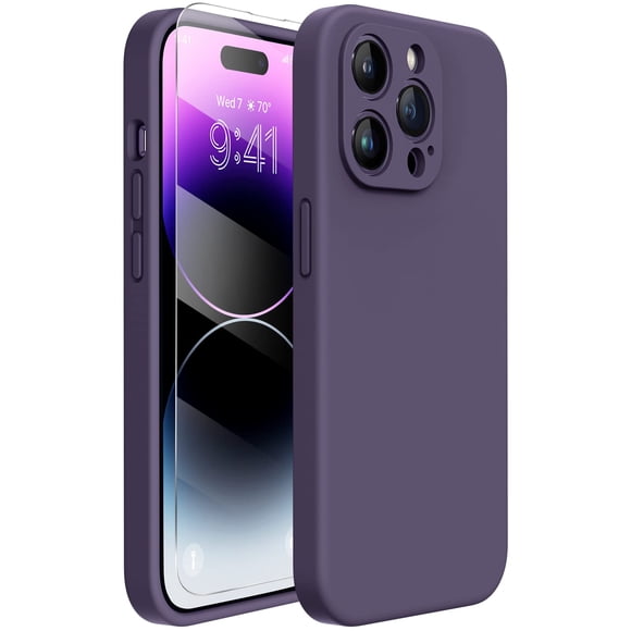 Funda Miracase diseñada para iPhone 14 Pro Max con protector de pantalla