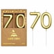thumbnail image 1 of Vela número 70 de 7 cm, color oro – Pack de 2 – CAKE CODE, 1 of 6