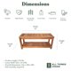 thumbnail image 3 of Banco para sauna All Things Cedar Deluxe, madera de cedro, 112 cm, 3 of 9