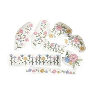 Bothyi - 8 Estabilizadores De Costura A Mano, Papel De Bordar Lavable, Estabilizadores De Bordado