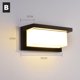 thumbnail image 5 of Aplique Mural LED Exterior 18W Negro Luz Cálida 3000K – Diseño Moderno, 5 of 7