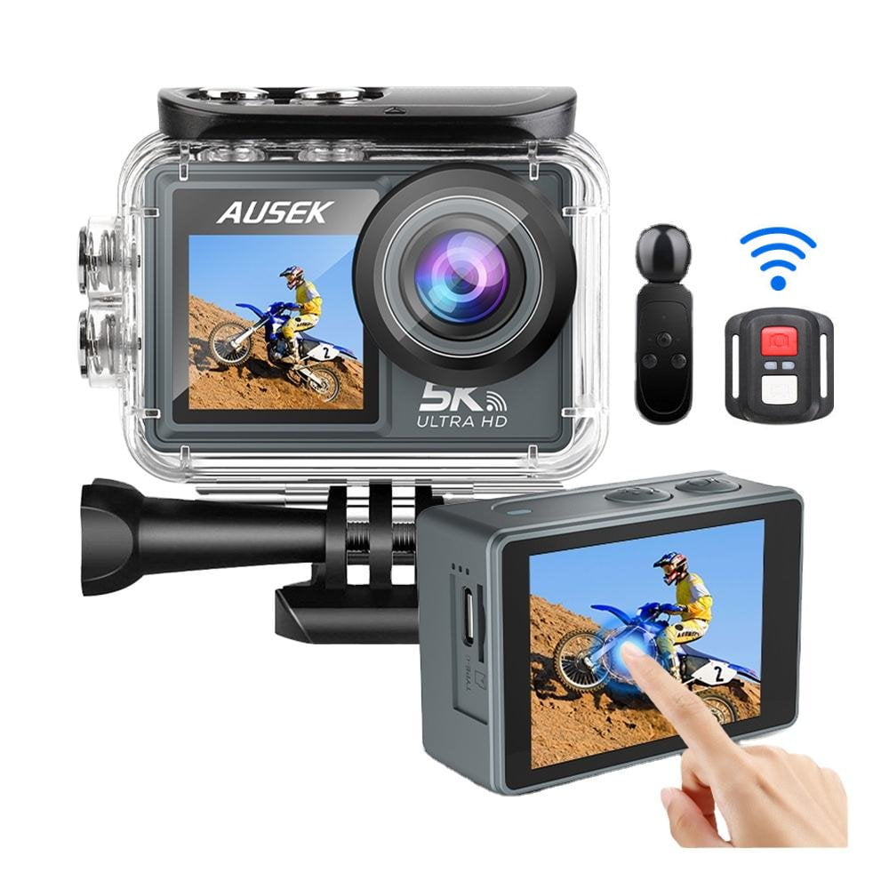 Cámara Deportiva Ausek 5k 24mp Ultrahd Con Accesorios Acción