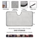 thumbnail image 2 of Príncipe de Fresa Parasol para Parabrisas Delantero Protector Plegable, Visera Solar para Auto Bloquea Rayos UV Mantiene tu Vehículo Fresco 130cm*70cm, 2 of 6