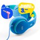 thumbnail image 3 of Auriculares iJoy Premium Kid Safe para colocar sobre las orejas con micrófono para niños, color azul, 3 of 5