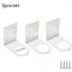 thumbnail image 1 of 3pcs Shampoo Body Wash Bottle Hanging Rack, Punch Type Stainless Steel Hand Sanitizer Hook, Bathroom Accessories, 1 of 5