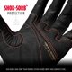 thumbnail image 2 of Guantes de bateo Franklin Sports Shok-Sorb X Baseball, negros, 2 of 6