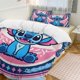 thumbnail image 2 of Logo Stitch 3 Pieces Duvet Cover Set Full Size Super Soft Fade Resistant Microfiber, 2 of 4
