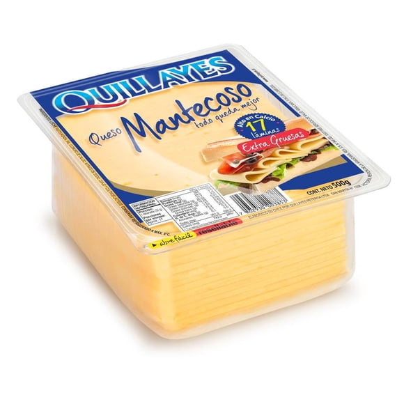 Queso Mantecoso Laminado, 500 g