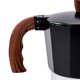 thumbnail image 5 of Cafetera Italiana 6 Tazas (300 ml) Aluminio Negra Moka, 5 of 10