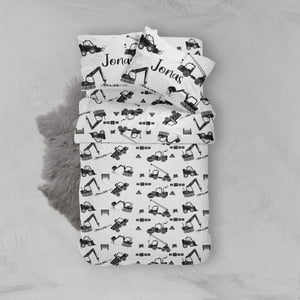 Milsleep - Juego De Cama De Construcción Monocromo