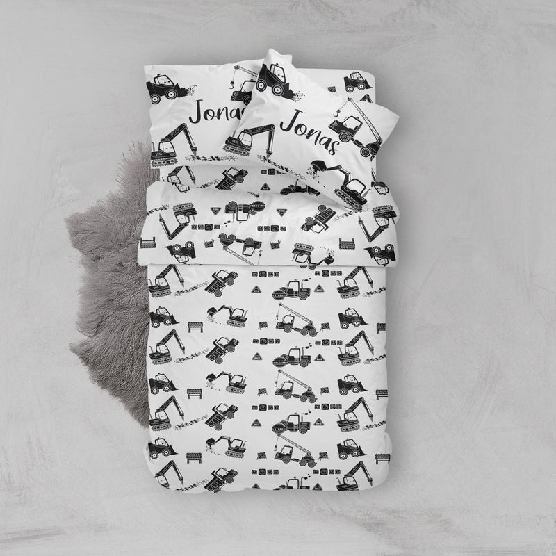 Milsleep - Juego De Cama De Construcción Monocromo