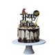 thumbnail image 1 of Adorno para Pastel LVUPKFF Mago 10º Cumpleaños Brillo Negro, 1 of 4