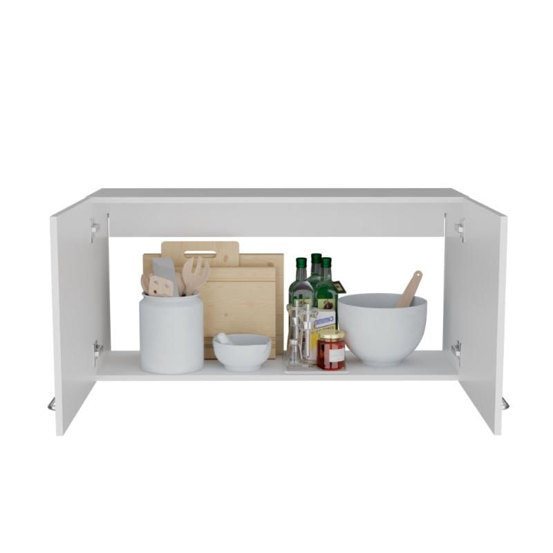 Tuhome - Mueble Cocina Superior Napoles 100 Cm Blanco
