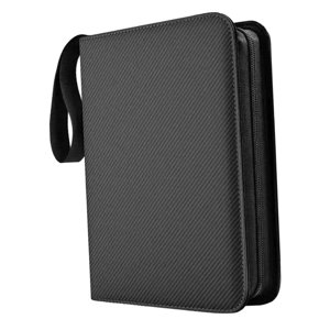 Bothyi - Fundas Para Álbumes De Tarjetas Coleccionables, Pantalla Estándar, 9 Bolsillos Para Juguetes De Cartas De Juego, Color Negro B