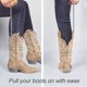 thumbnail image 2 of 2 Pzas Tiradores de Botas con Mango de Madera para Botas Vaqueras, Asistente para Usar Zapatos con Mango y Ganchos para Botas, 2 of 6