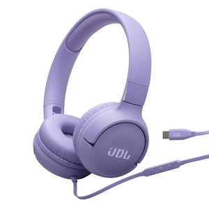 Audífonos Jbl Tune 520 Con Cable Tipo C Purple