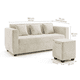 thumbnail image 3 of Nuvo + 1 Pouf Beige, 3 of 3