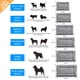 thumbnail image 2 of Almohadilla para cama para perros VERZEY, ultrasuave, lavable, gris, 90 x 60 cm, 2 of 6