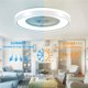 thumbnail image 5 of Ventilador de techo sin aspas HUMHOLD 24" con luz y control remoto por app, 5 of 8