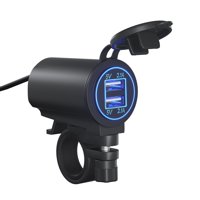Magideal - Adaptador De Cargador De Teléfono Usb Dual 12V / 24V Para Teléfono Móvil Automotriz
