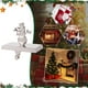 thumbnail image 2 of Soporte de metal para calcetines navideños, plateado, para colgar calcetines de árbol de Navidad, gancho antideslizante para adornos de repisa, ideal para chimeneas navideñas de estilo rústico., 2 of 6