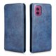 thumbnail image 1 of Funda tipo folio para Motorola Moto G55 5G con soporte magnético y protección para la cámara Azul, 1 of 6