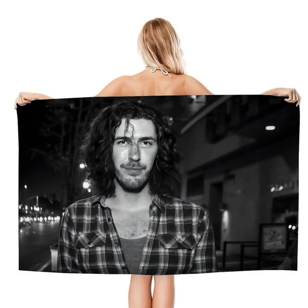 Hozier Toalla de playa de secado rápido con diseño temático, regalo para mujeres y niñas, ideal para cumpleaños, fans, amantes de la música, uso en la playa o al aire libre,78*160cm