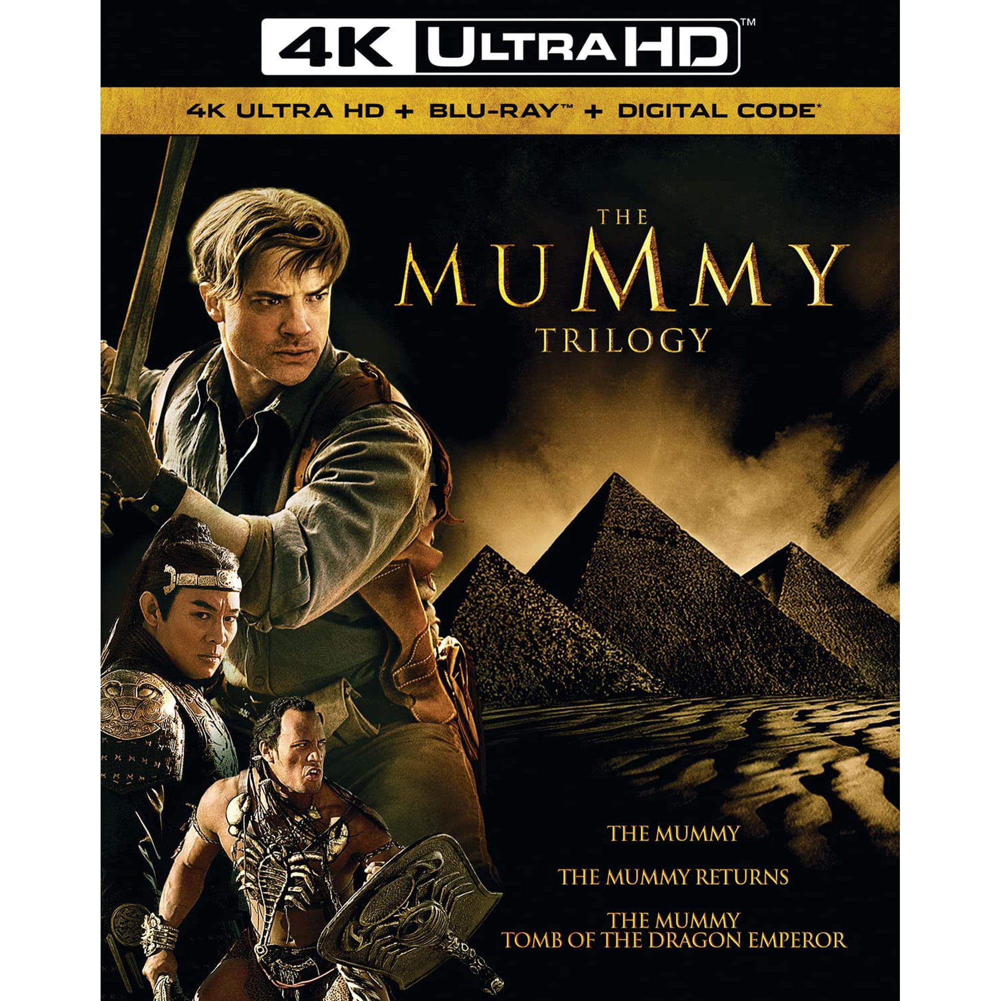 Universal - Película La Trilogía De La Momia 4k Uhd 4k Ultra Hd Blu-ray Digital