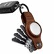 thumbnail image 1 of Llavero KEY SMART Soporte para AirTag de Cuero Marrón, 1 of 9