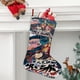 thumbnail image 2 of Gurren Lagann Tema: Calcetines de Navidad, fino lino blanco para colgar en escaleras y chimenea, decoración navideña para el hogar, regalo de Navidad.54cm×38cm, 2 of 5