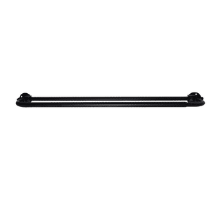 Aura Home - Set Extensible Doble Curvo De 210 A 300 Cm Y 22/25 Mm Negro