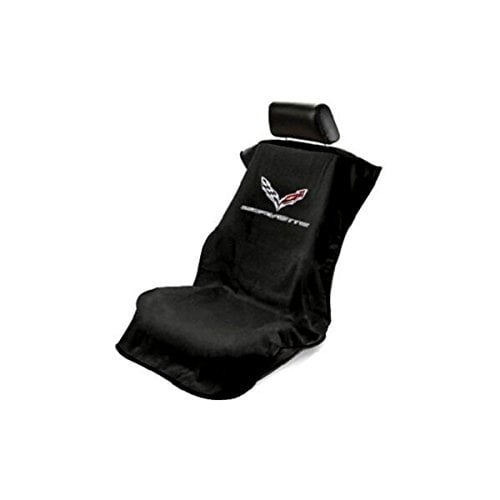 Funda de asiento Seat Armour negra para Corvette C7