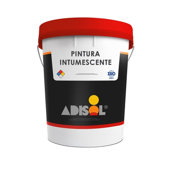 PINTURA RETARDADOR DE FUEGO INTUMESCENTE BLANCA Tineta de 5 gl.