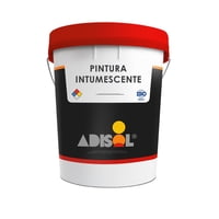 Adisol - Pintura Retardador De Fuego Intumescente Blanca Balde De 1 Gl.