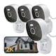 thumbnail image 1 of Cámara de seguridad FAMVIVA 2K, exterior/interior, impermeable, blanca, 1 of 6