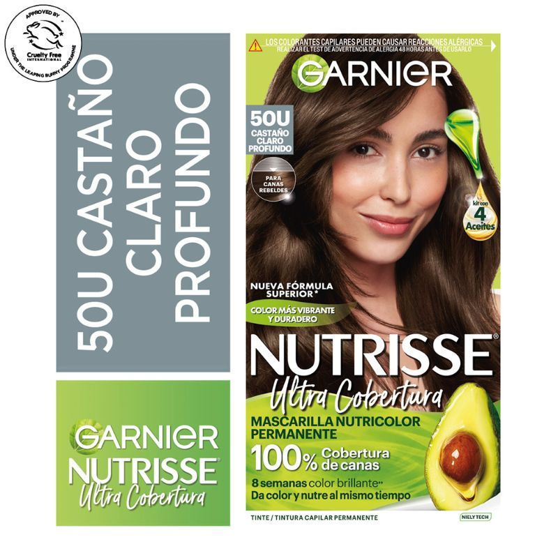 Nutrisse - Coloración Cabello 50 Castaño Claro Profundo