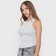 thumbnail image 3 of Polera Mujer Sin Mangas Desgaste Gris Corona, 3 of 5