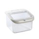 thumbnail image 2 of Contenedor De Almacenamiento De Arroz, Tapa Sellada, Contenedor De Almacenamiento De Arroz Para Cocina, Hogar, Armario, Blanco, Pequeño, 2 of 5